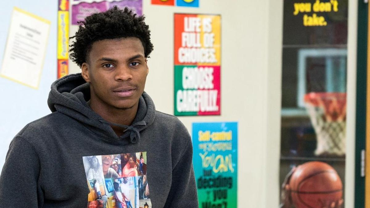 Brian Crawford is an example to his peers at Pathways School in Belleville.