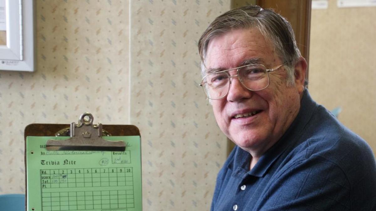 Jack Sauer, a retired teacher from Belleville, kept a record of every trivia game since his first on March 26, 1994. By 2016, he attended his 1,000th trivia night. Sauer died Nov. 26, 2017. He was 74 years old.