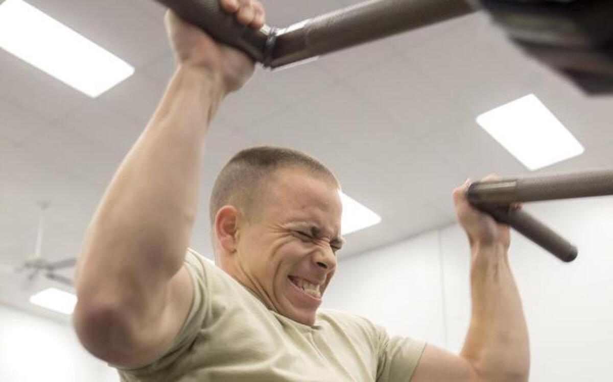 
Former Scott Air Force Base Staff Sergeant Randall Forsythe is a competitor on the NBC show American Ninja Warrior.
