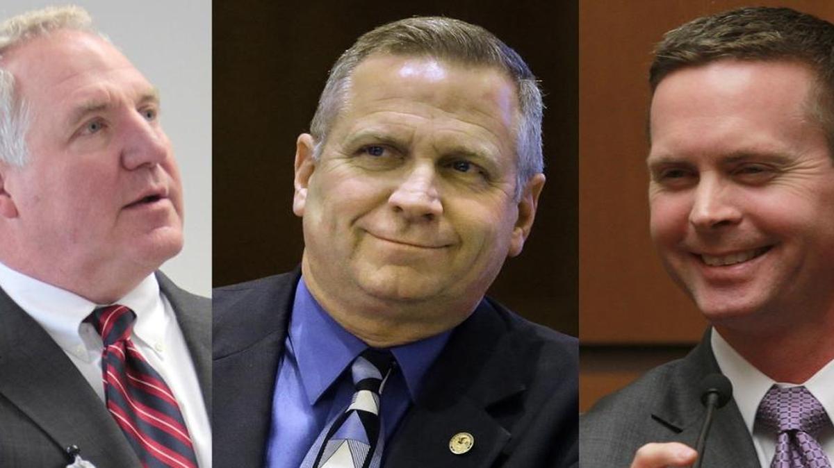 From left, Southern Illinois congressmen John Shimkus, Mike Bost and Rodney Davis.