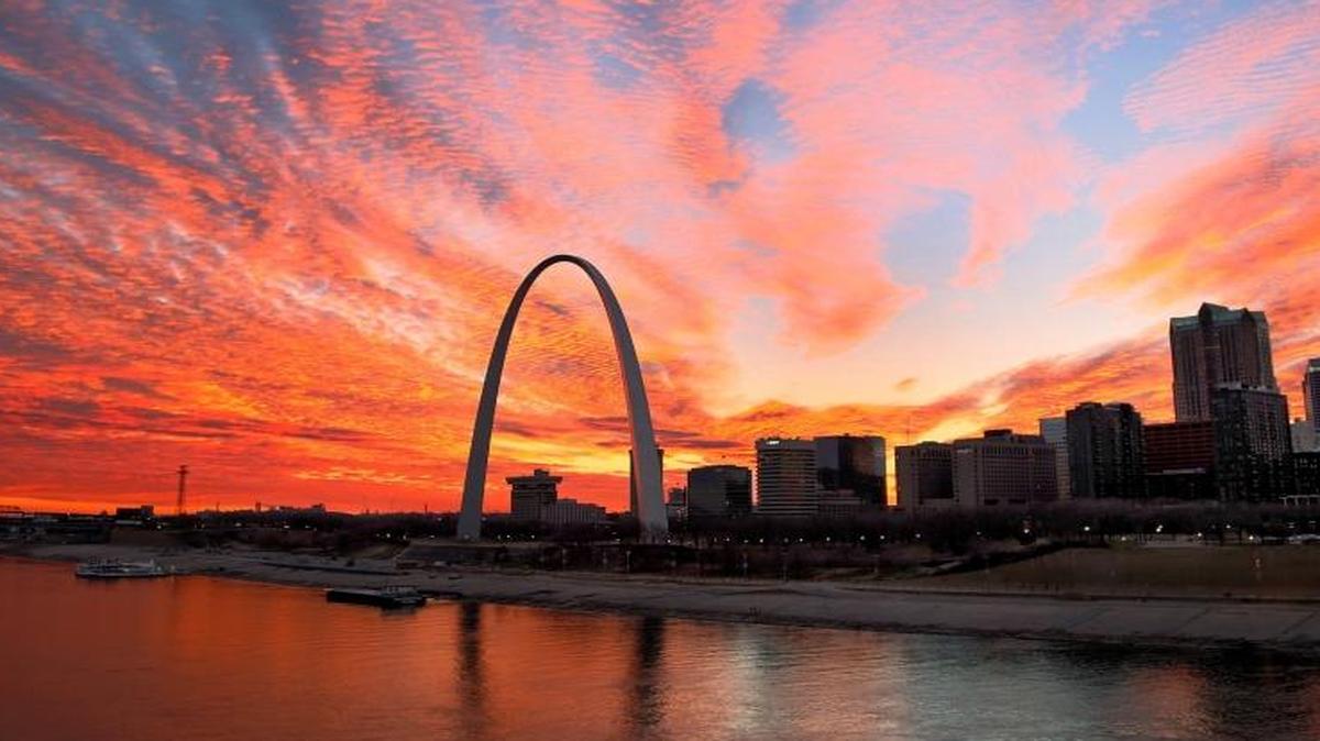 David Carriel of Belleville took this sunset photo of the Gateway Arch that was displayed in St. Louis’ 250th birthday exhibit at the Sheldon Art Gallery. The city shines in Conde Nast’s list of six U.S. Cities to Watch in 2017.