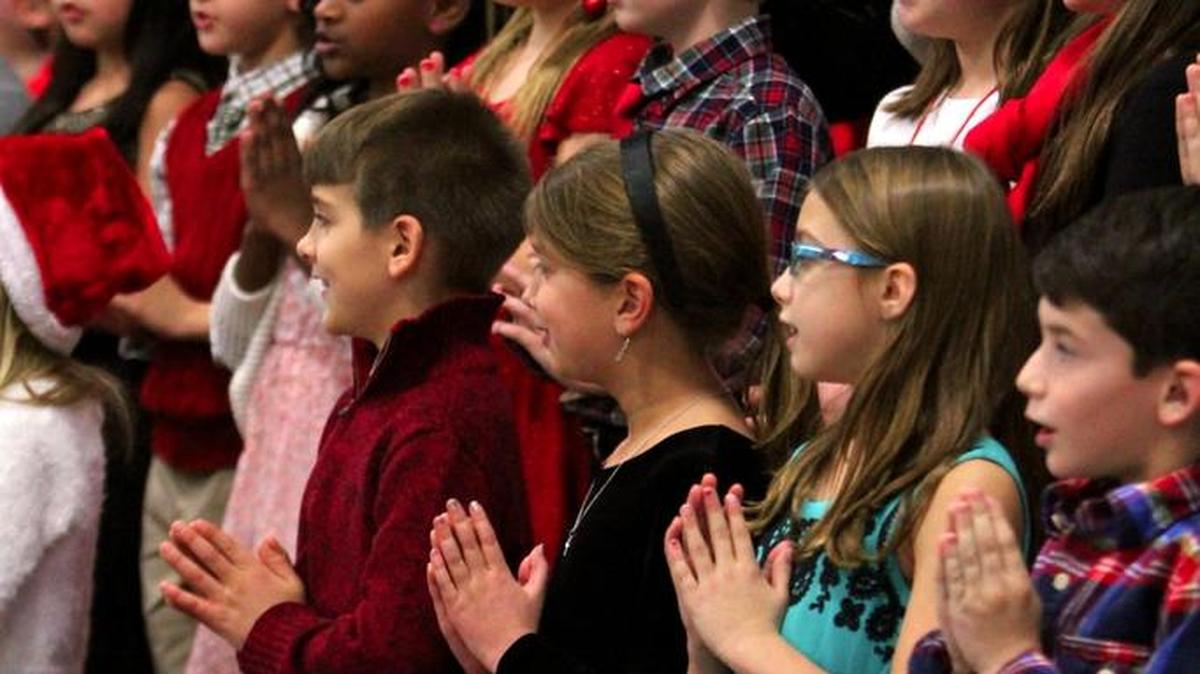 Students at St. John Neumann Catholic School in Maryville gave two Christmas performances on Dec. 14.