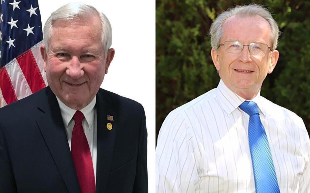 O’Fallon mayoral candidates Phil Goodwin, left, and Herb Roach, right.