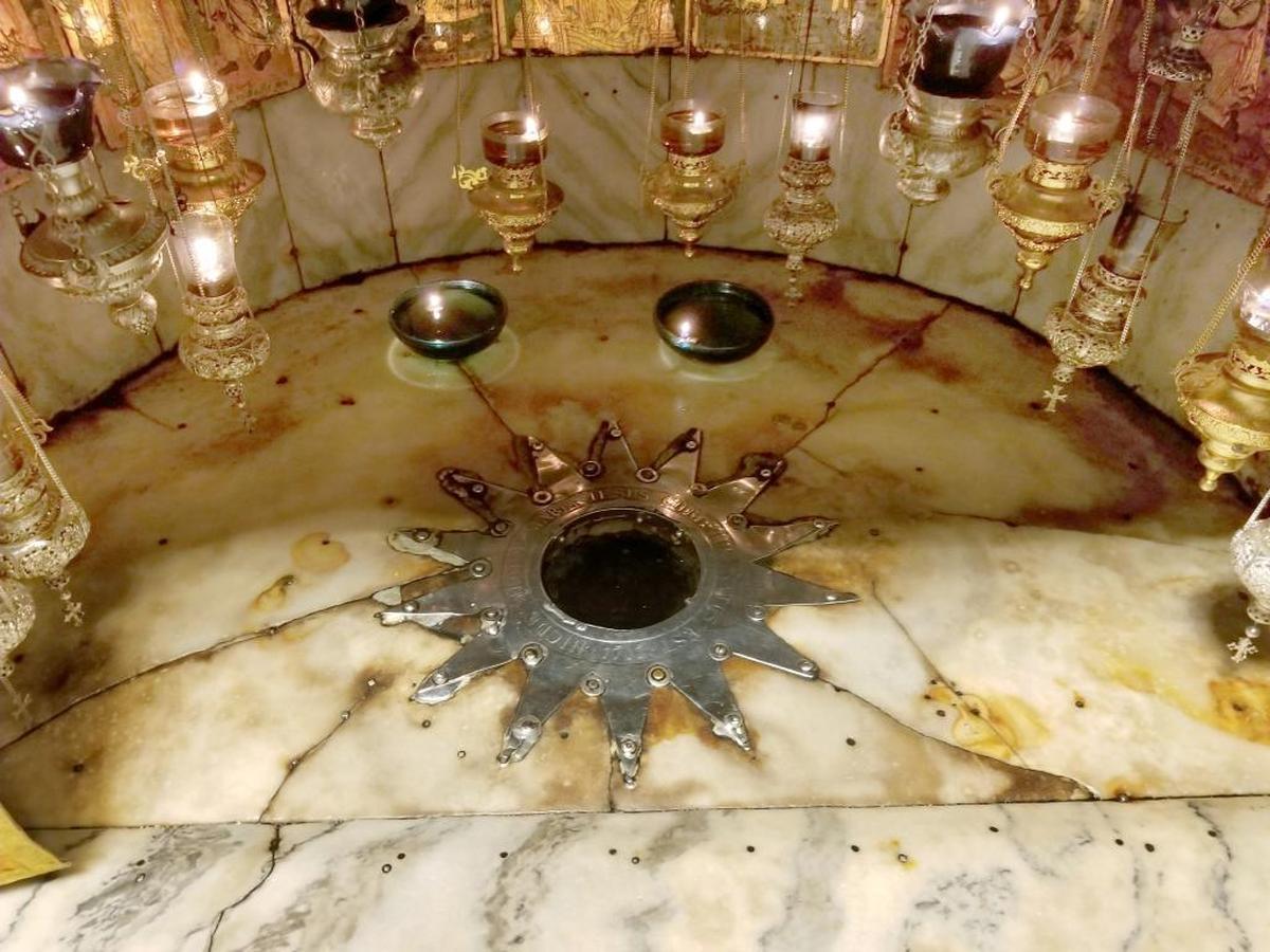 The Church of the Nativity in Bethlehem.
