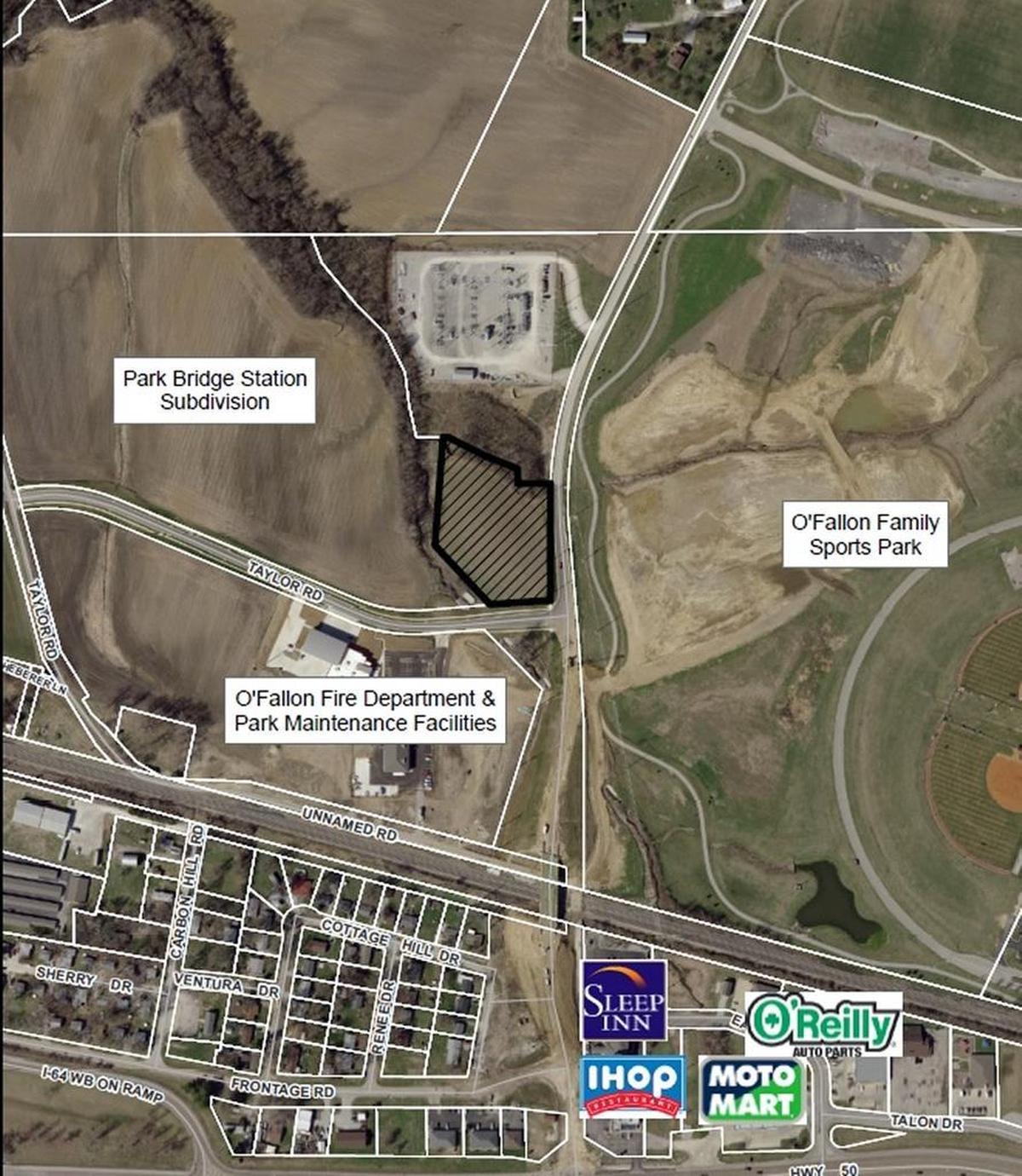 Proposed Park Bridge retail center location