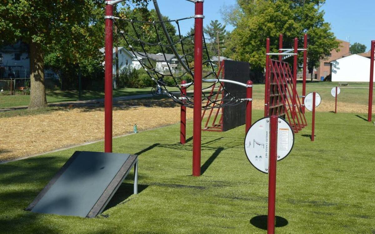 The city of Hazelwood, Missouri is inviting “all local Ninjas” to check out its new addition to a playground, which has just been completed.