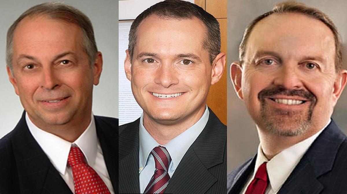 From left: Don Weber, Andrew Carruthers and Paul Evans.