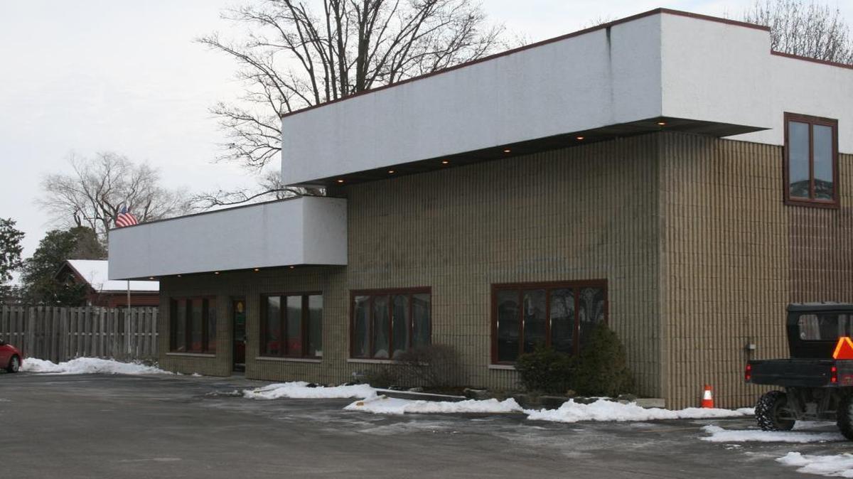 The office at Haag Food Service in Breese.