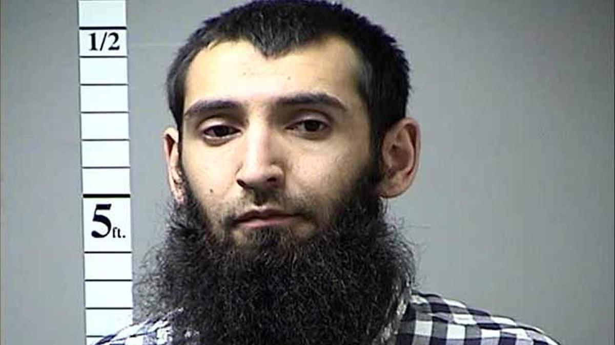 Sayfullo Habibullaevic Saipov in a 2016 mug shot from St. Charles County