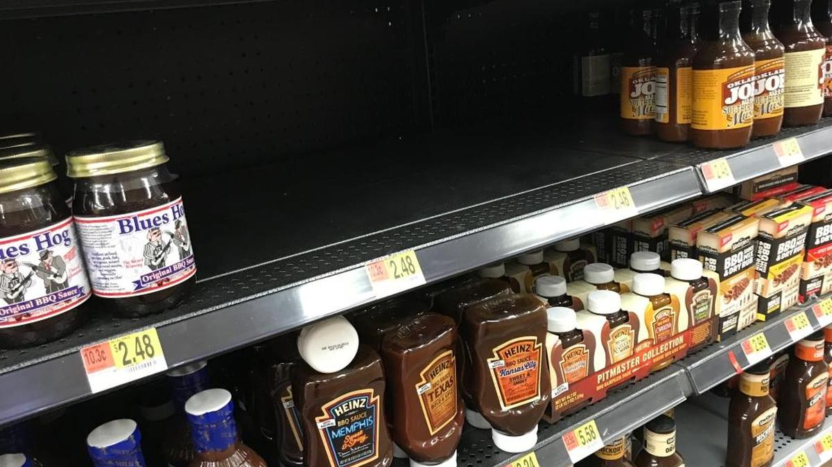 Wal-Mart Super Center in Belleville on Green Mount Commons Drive had no Maull’s on its shelves Wednesday morning.