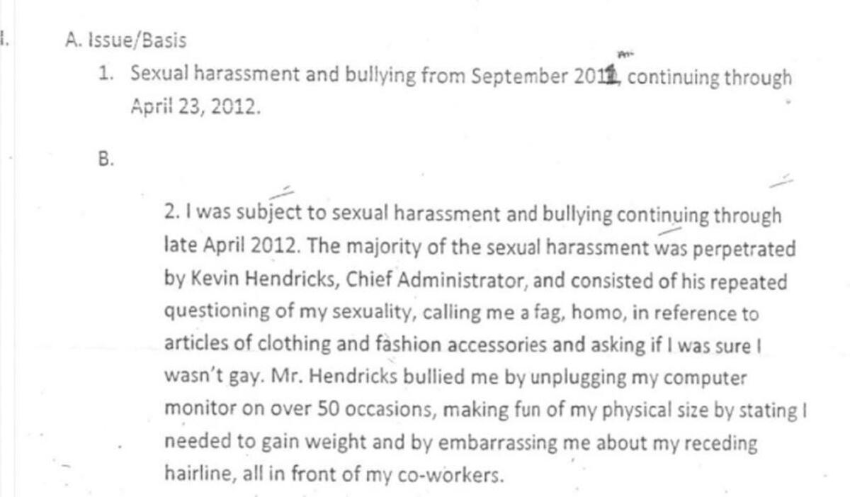 Andrew Kane’s statement on allegations of workplace sexual harassment at the Madison County State’s Attorney’s office against Kevin Hendricks.