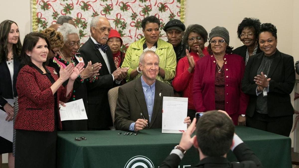 Key provisions in fighting opioid abuse were signed into law by Gov. Bruce Rauner on Wednesday at the Comprehensive Behavioral Health Center in East St. Louis.