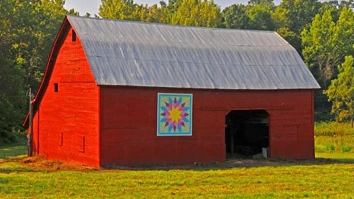 One of the barn quilts of Calhoun County, which can be seen on a self-guided driving tour this weekend.