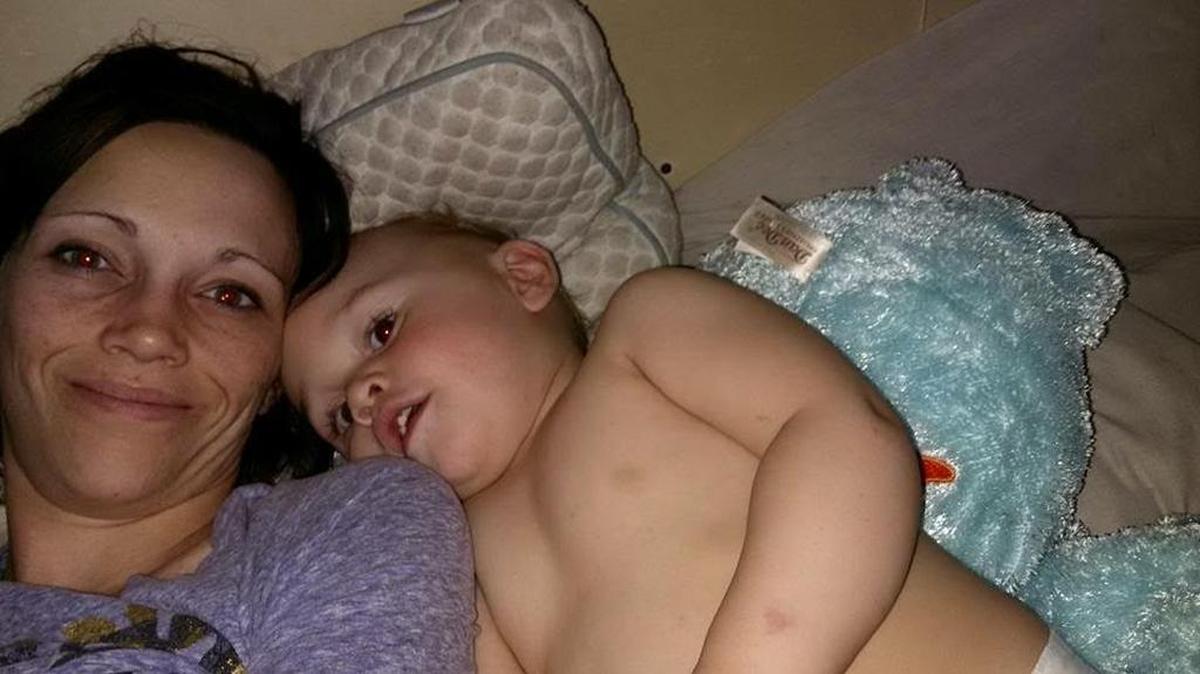 Sarah Donley-Fortner, left, and her 2-year-old son went missing on Monday afternoon near Marissa.