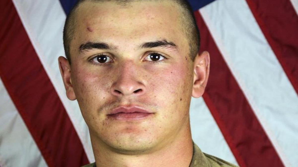 This undated photo provided by the Fort Hood, Texas Press Center shows U.S. Army Pfc. Tyler R. Iubelt of Tamaroa, Ill. The Department of Defense said Monday, Nov. 14, 2016, that Iubelt died Saturday, Nov. 12 from injuries inflicted by an improvised explosive device in Bagram, Afghanistan. Iubelt was assigned to Headquarters and Headquarters Company, 1st Special Troops Battalion, 1st Sustainment Brigade, 1st Cavalry Division out of Fort Hood, Texas.
