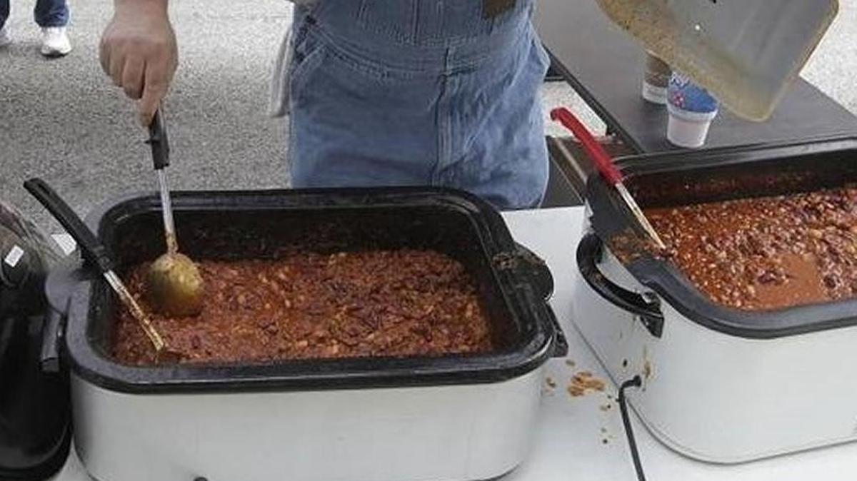 A batch of chili is stirred at the Belleville Chili Cook-off in this file photo.