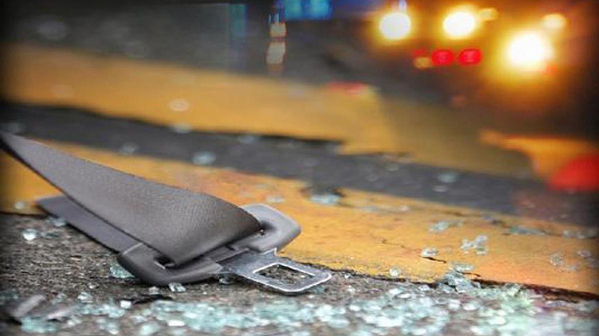 
The man was not wearing a seat belt and was ejected from his car, authorities said.
