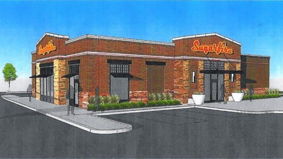 An artist's rendering of the new Sugarfire Smoke House barbecue restaurant planning in O'Fallon.