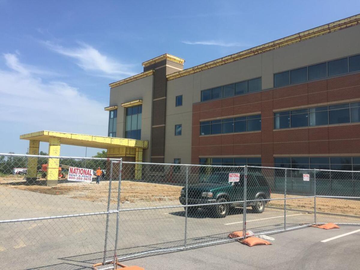 A $25 million medical building on the Shiloh hospital’s campus is currently under construction with completion expected in October.