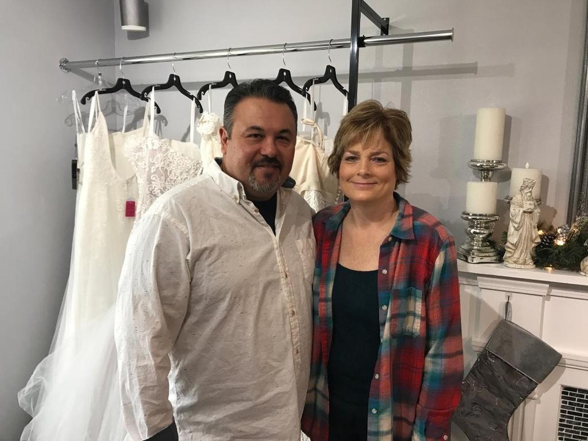 Vince Delgado and his wife, Jodie, own A Night to Remember Prom Shoppe at 315 Sherman Street in Belleville.