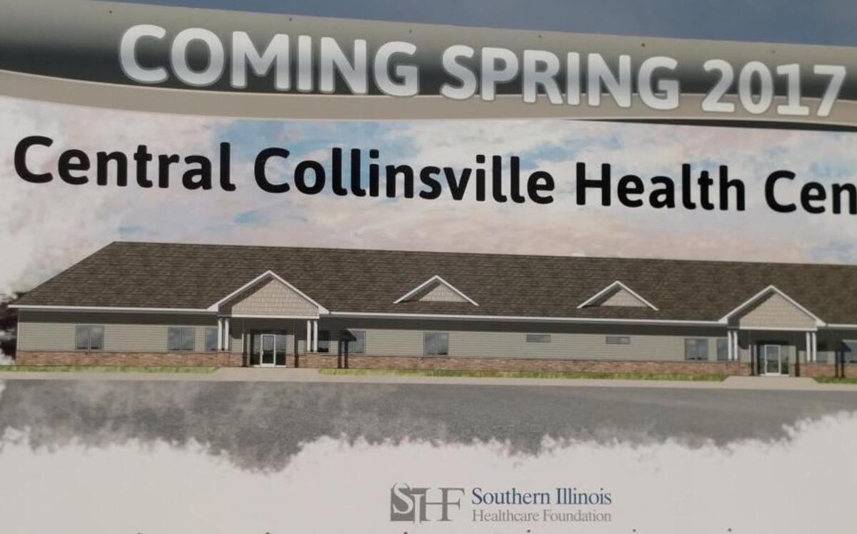 When construction is complete and the facility opens, Central Collinsville Health Center is expected to care for 3,000 patients each year, a spokeswoman with Southern Illinois Healthcare Foundation said.