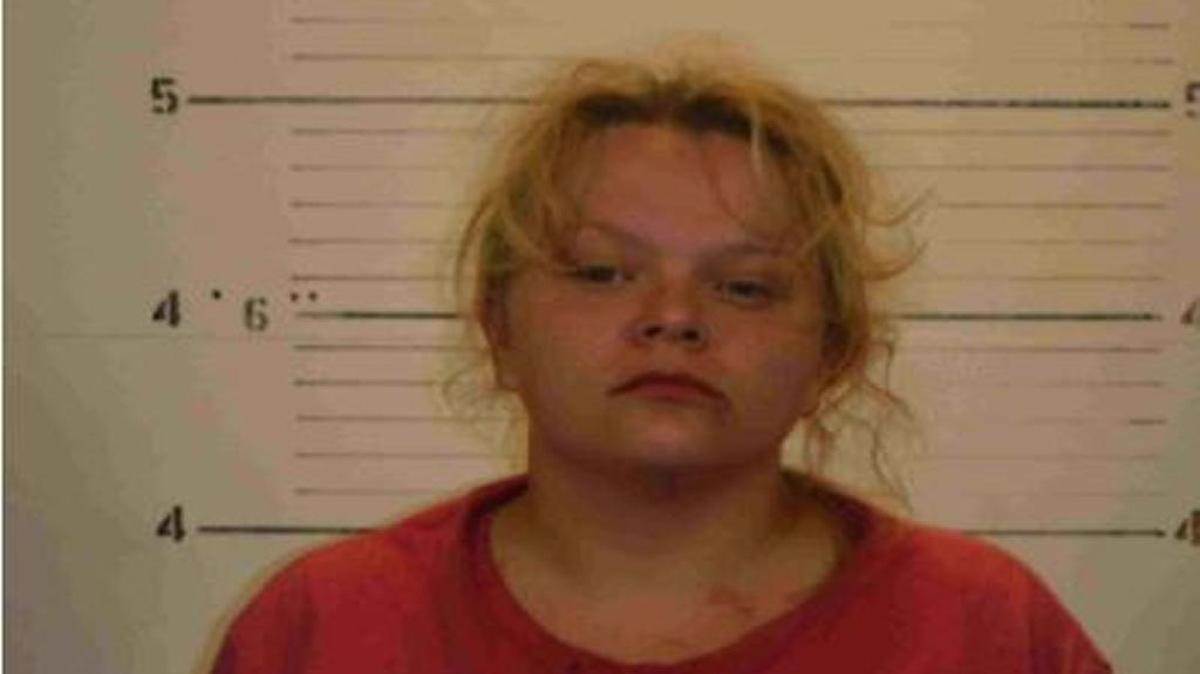 Amanda S. Gibson, 29, was charged with domestic battery and endangering a child.