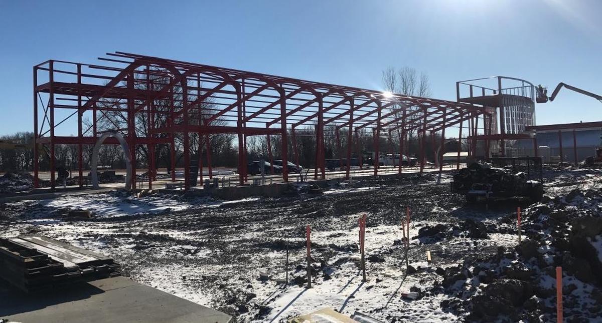 A new car wash being built on Illinois 159 in Swansea.