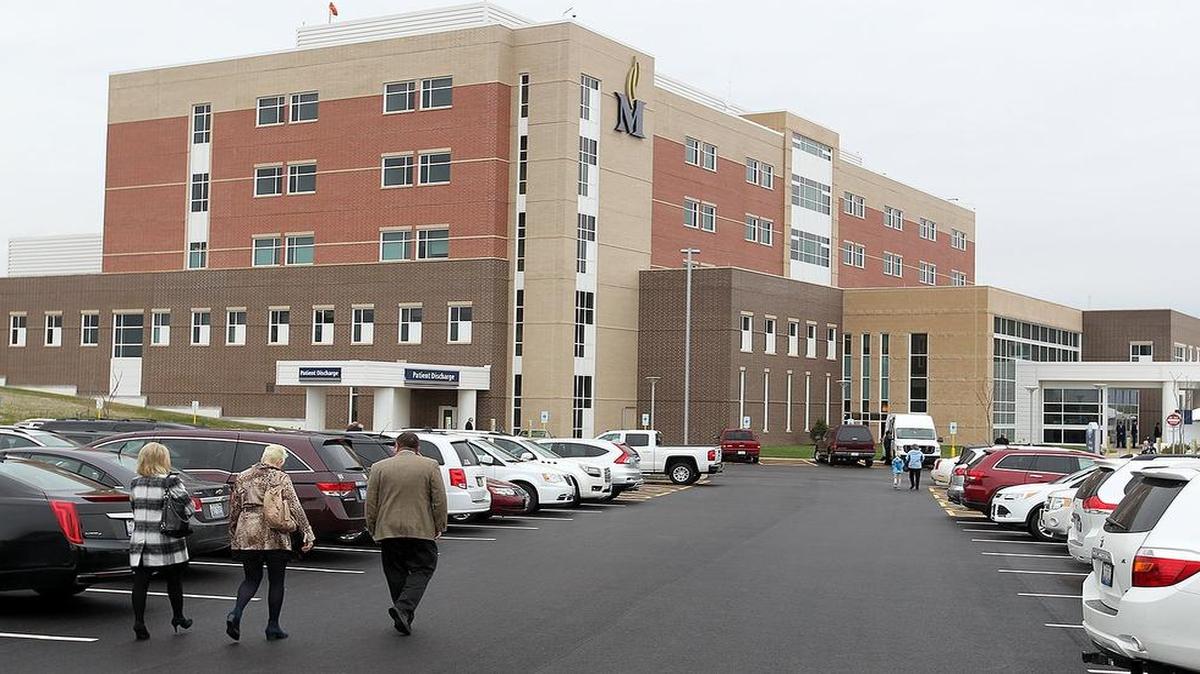 An overall view of Memorial Hospital East in Shiloh.