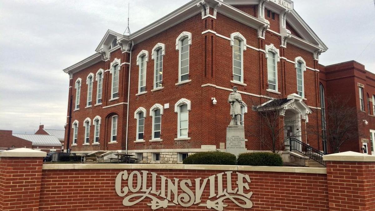 Collinsville City Hall is located at 125 S. Center St.
