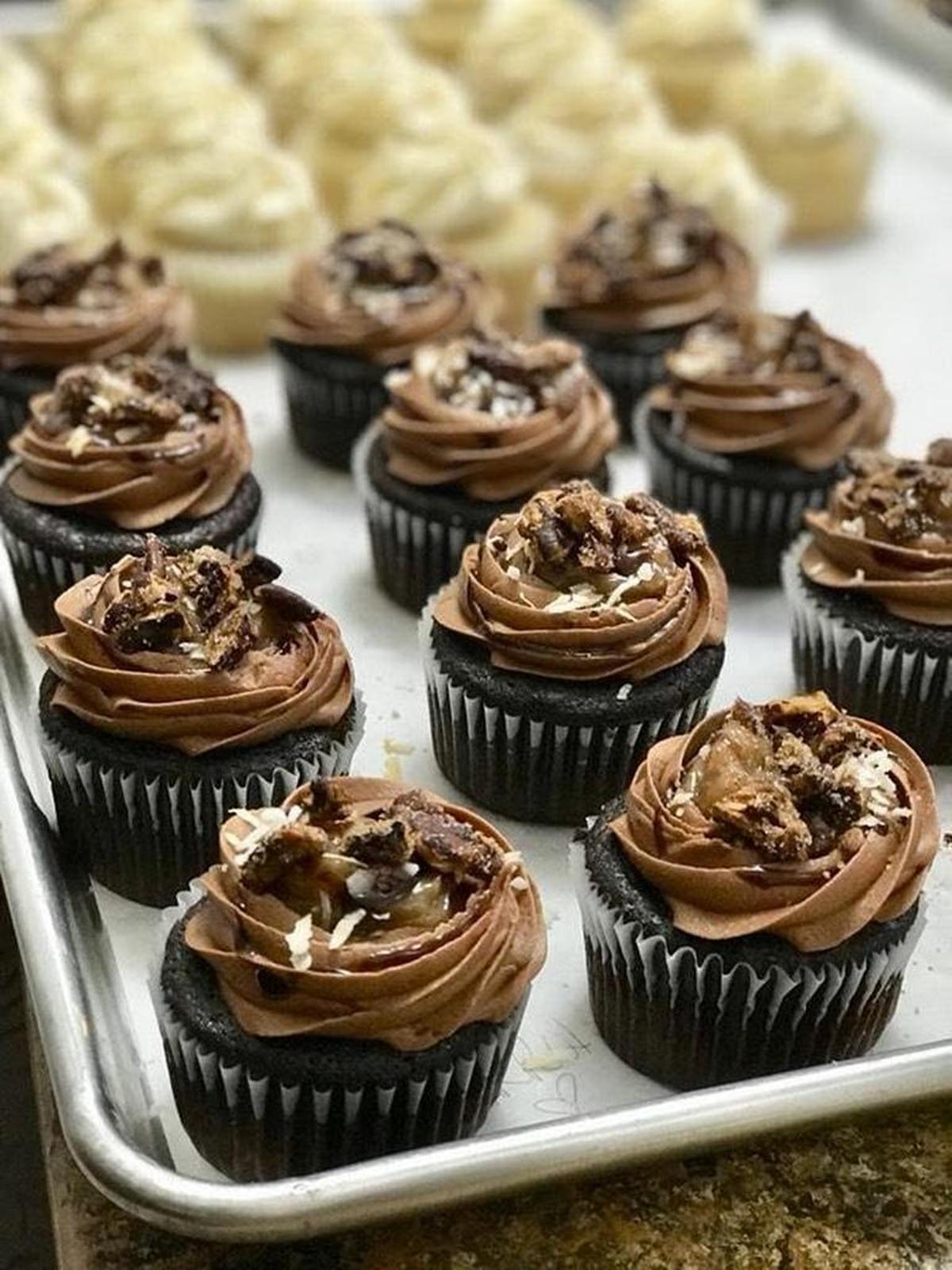 Chocolate cupcakes from The Happy Bakery in O’Fallon.