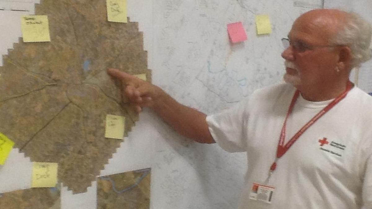 
Craig Fleming, 70, of Swansea, is one of 22 people from the St. Louis region who have joined around 2,000 volunteers in theflood recovery effort in Texas.
