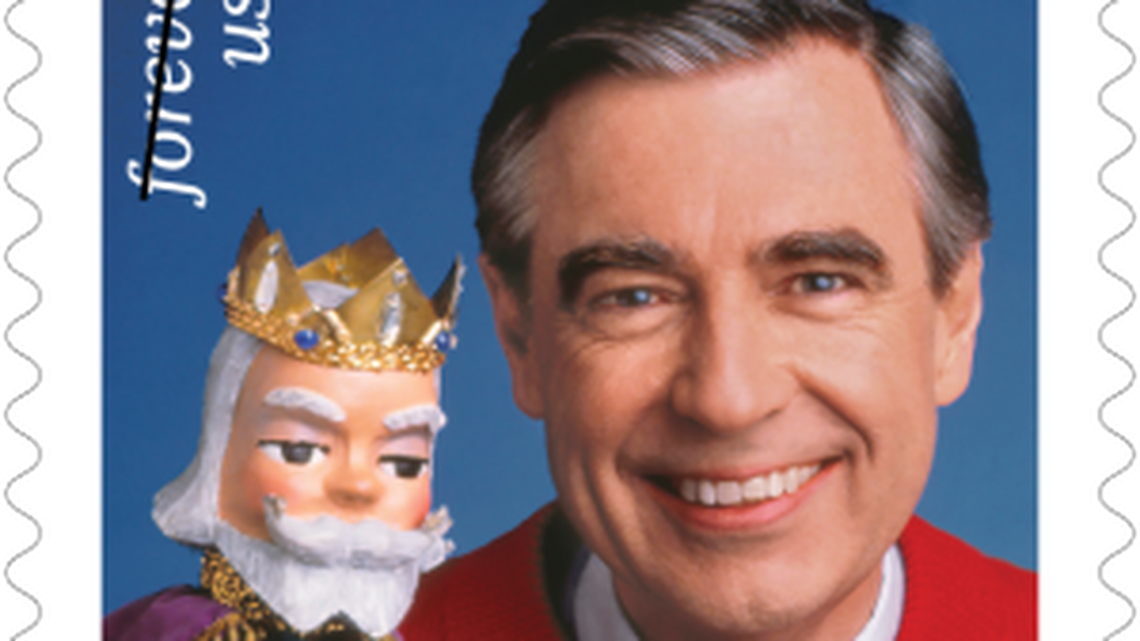 The late Fred Rogers, beloved children’s television host, will appear on a stamp in 2018.