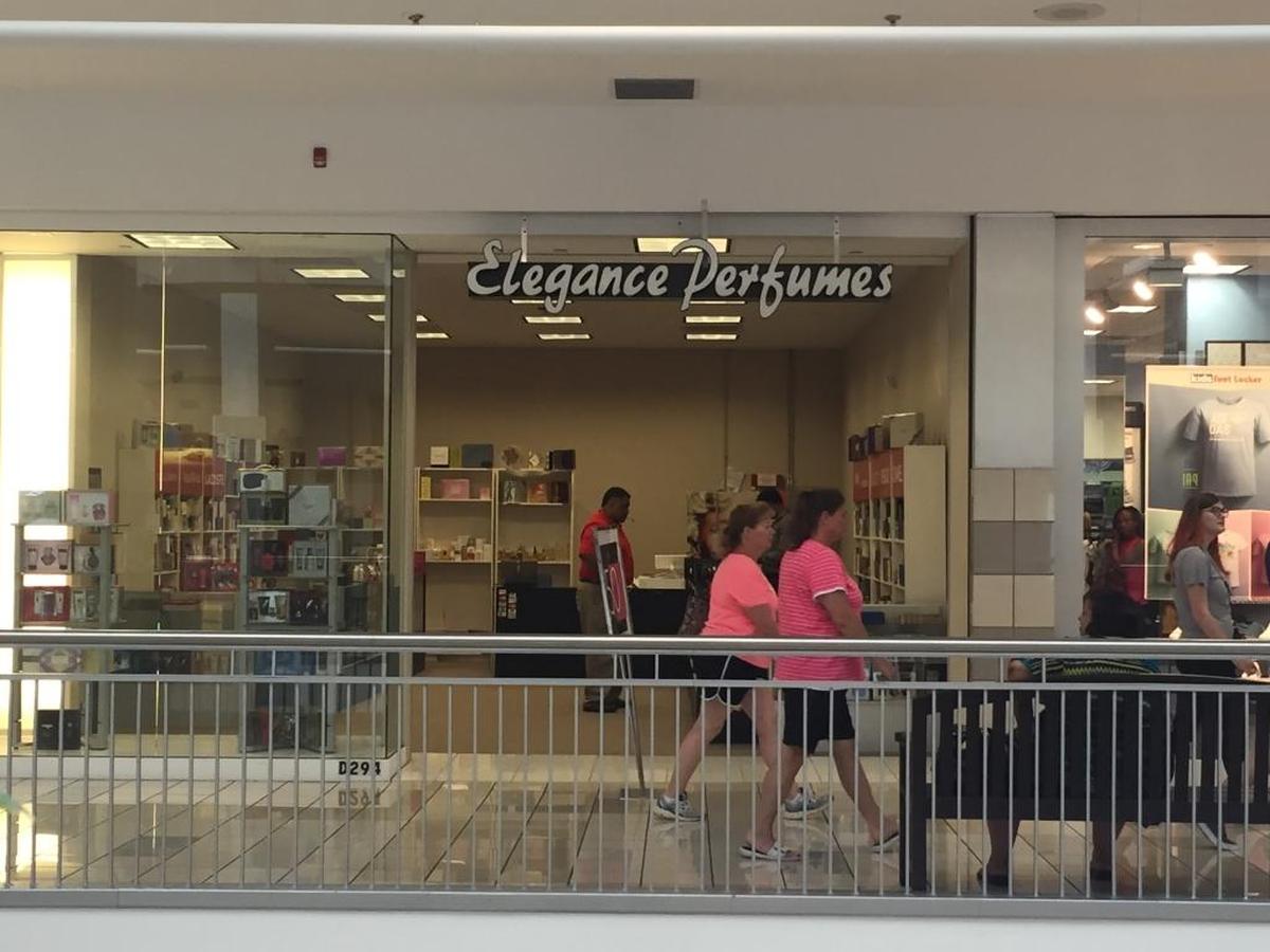 Elegance Perfumes, opened in the spring on the second level of St. Clair Square near Macy’s.
