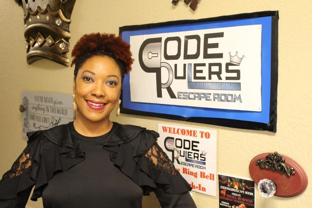 Sharece Johnson opened Code Rulers Escape Room in 2016 after her brother suggested the family go to an escape room over the holidays the year before.