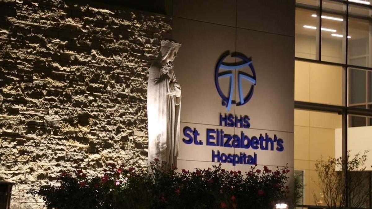 St. Elizabeth’s Hospital in O’Fallon opened on Saturday.