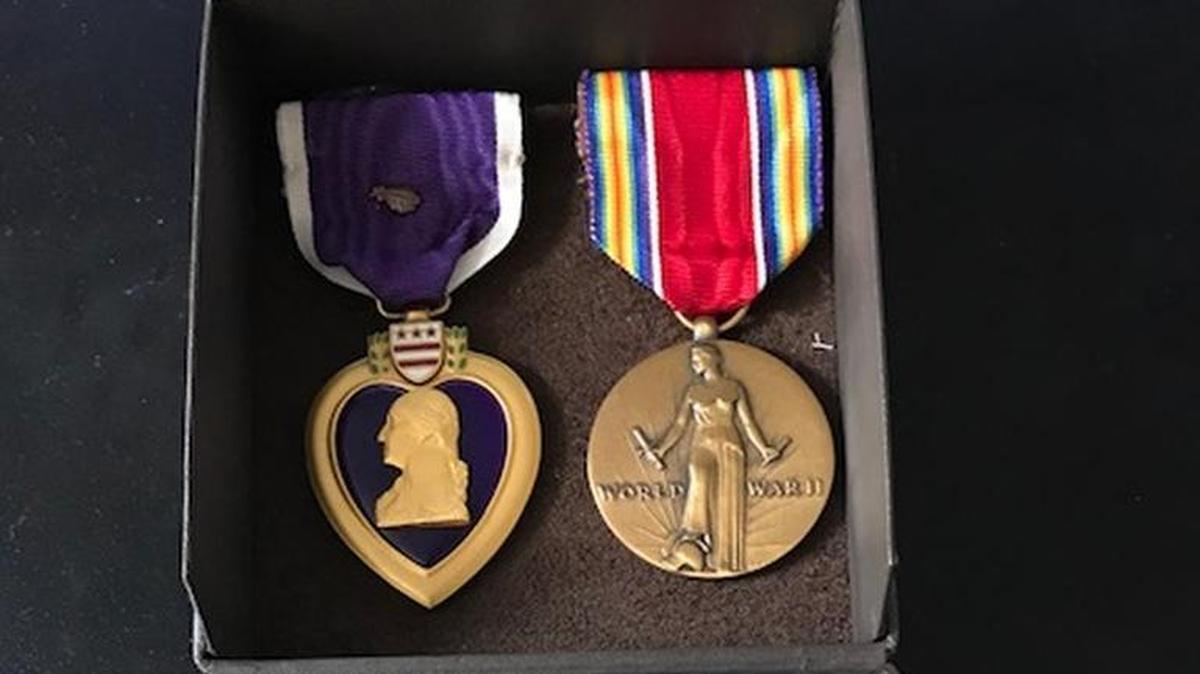A World War II veteran’s widow stepped forward Wednesday morning to claim these medals after they were donated to a Goodwill store in St. Louis this week.
