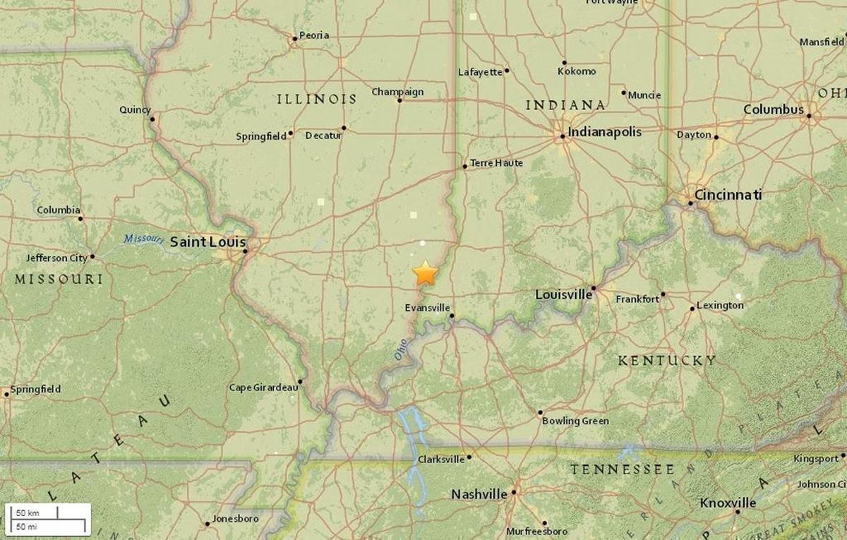 Southern Illinois is cradled by the New Madrid Fault to the west and the Wabash Valley Fault to the east.