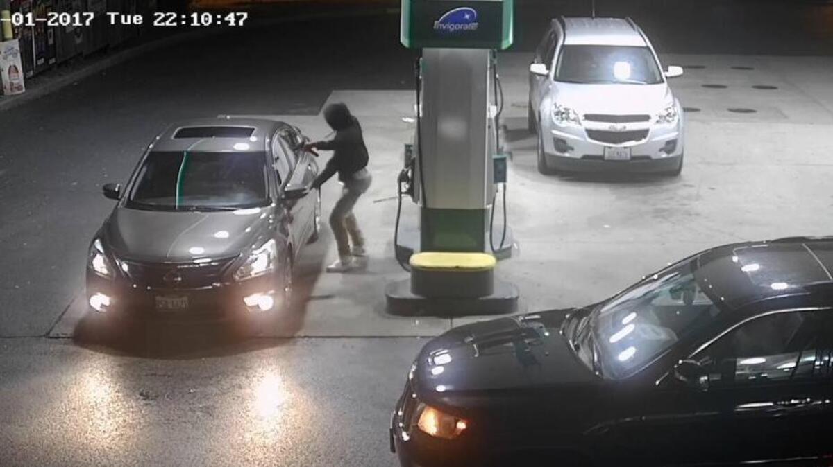 In Swansea, an unknown SUV driven by a black male pulled in front of a victim’s vehicle parked at a gas pump. The passenger in the SUV approached the victim, and stole her vehicle at gun-point.