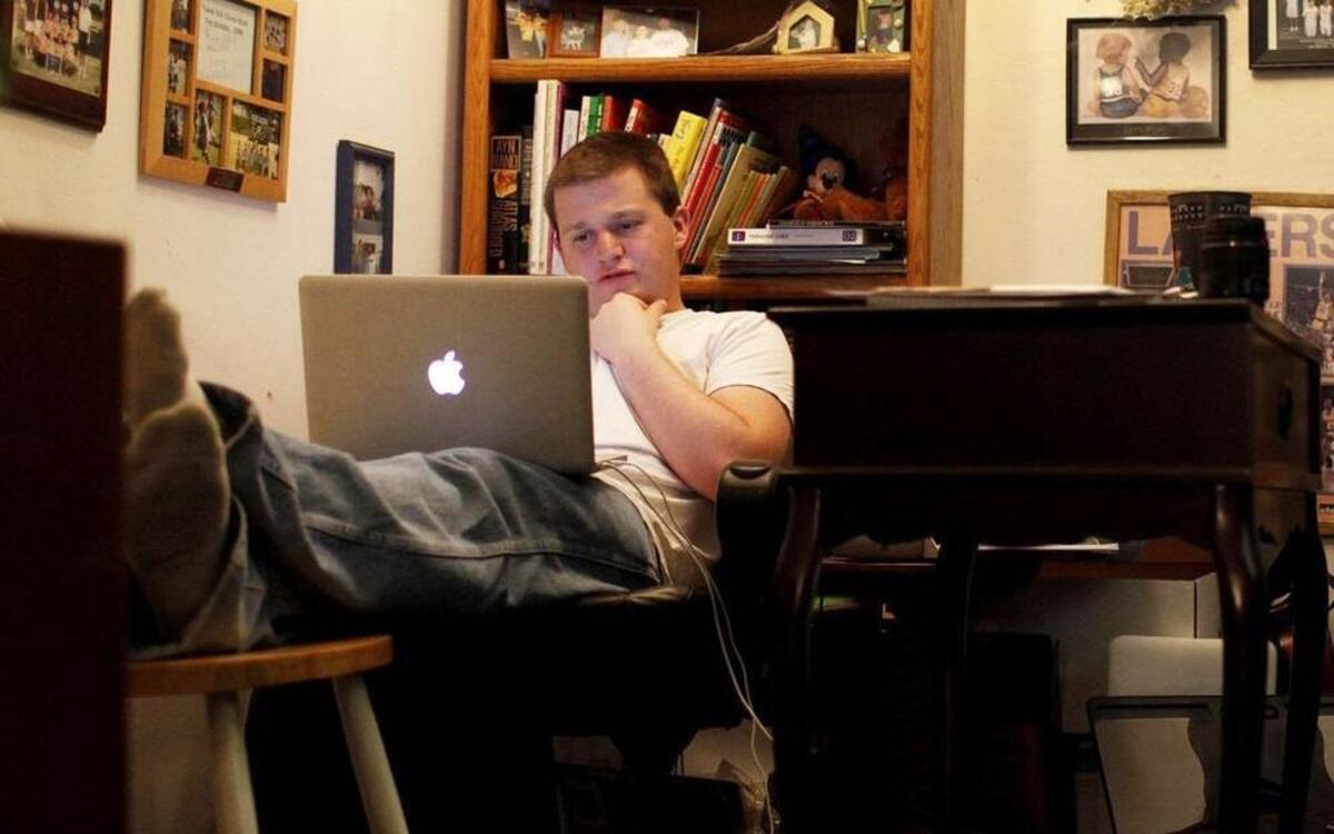 Online classes are growing at local universities and it’s affecting on-campus enrollment.