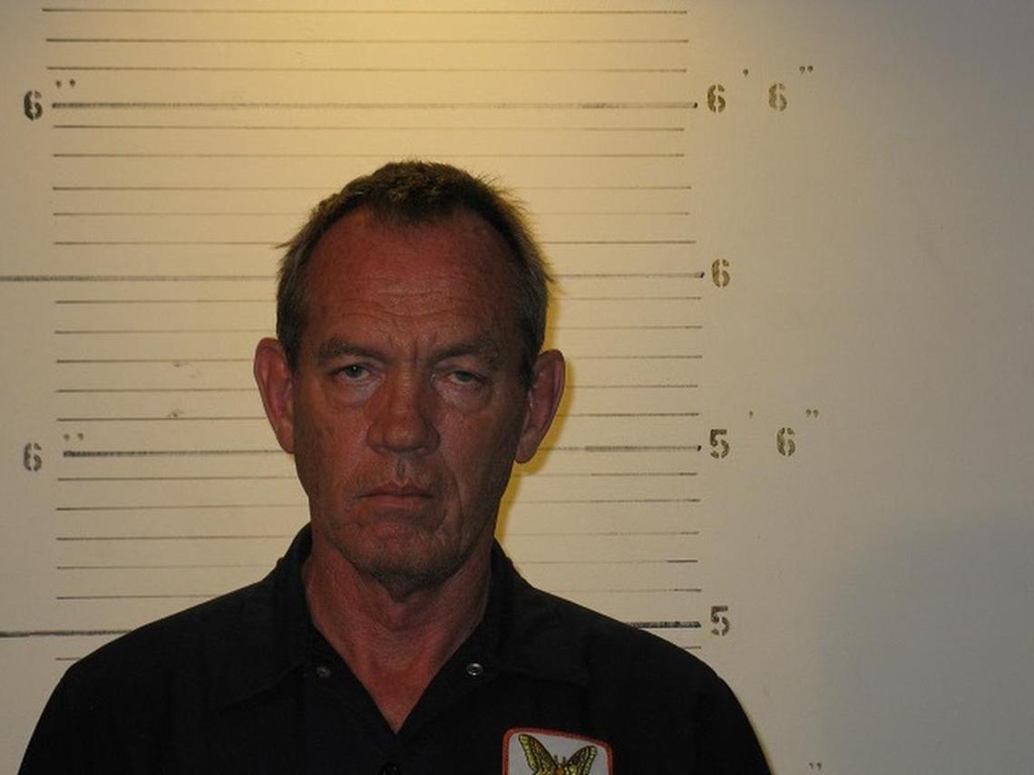 Bill D. Tadlock in a 2016 booking photo after he’d been arrested and charged on two counts of sexual exploitation of a child.