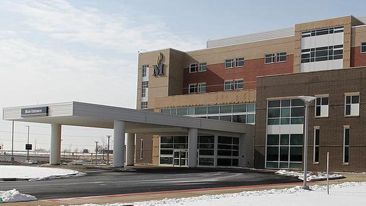 Exterior view of $124 million Memorial Hospital East in Shiloh. See below for a 360-degree video tour inside the new 94-bed hospital.