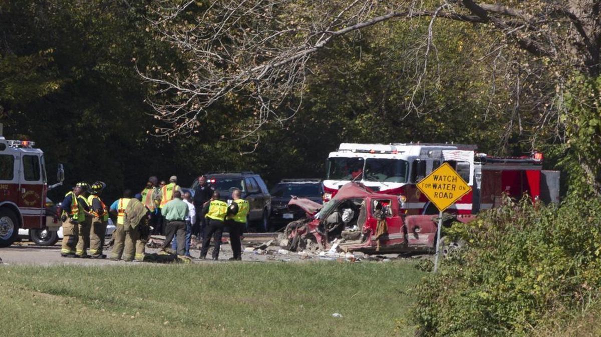 
Emergency responders were on the scene of an accident on Illinois 203 in Madison on Wednesday afternoon. 

