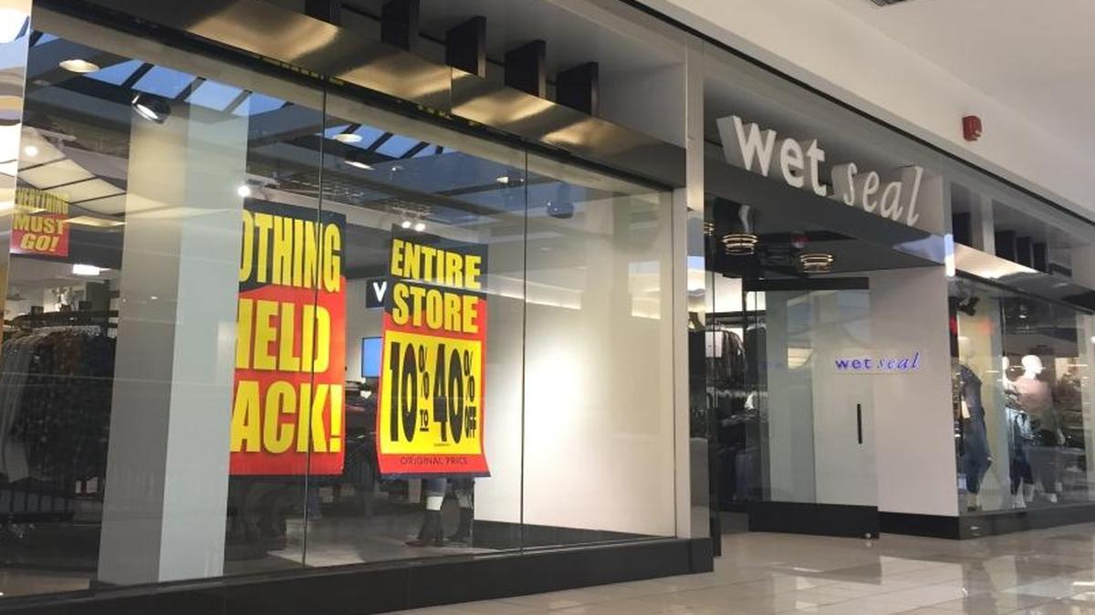Fashion retailer Wet Seal in St. Clair Square mall in Fairview Heights is one of 171 stores that will reportedly close.