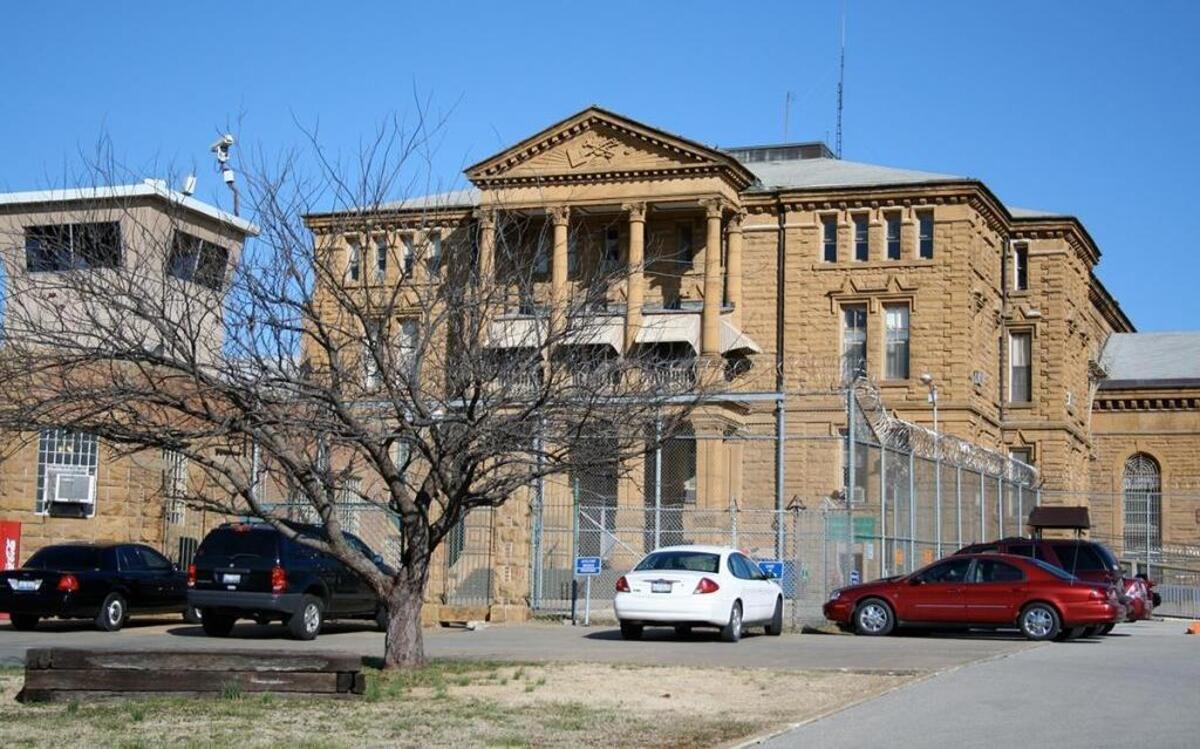 An exterior shot of the Menard Correctional Center, located in Menard, in Randolph County.