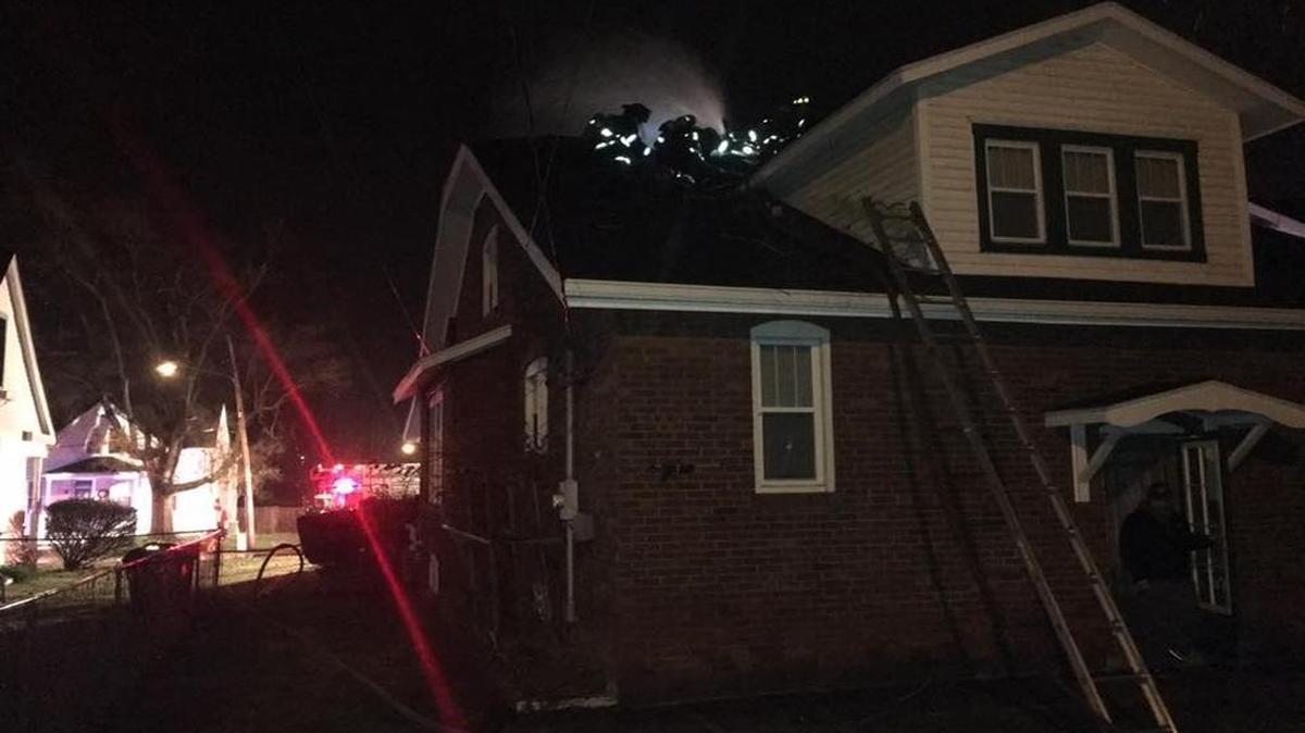 A house in the 700 block of Lebanon Avenue in Belleville had an attic fire after it was struck by fire early Tuesday morning.