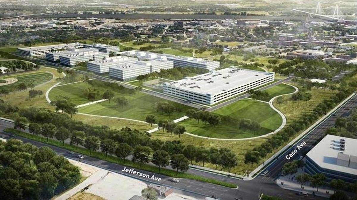 Artist’s conception of National Geospatial-Intelligency Agency headquarters in north St. Louis.