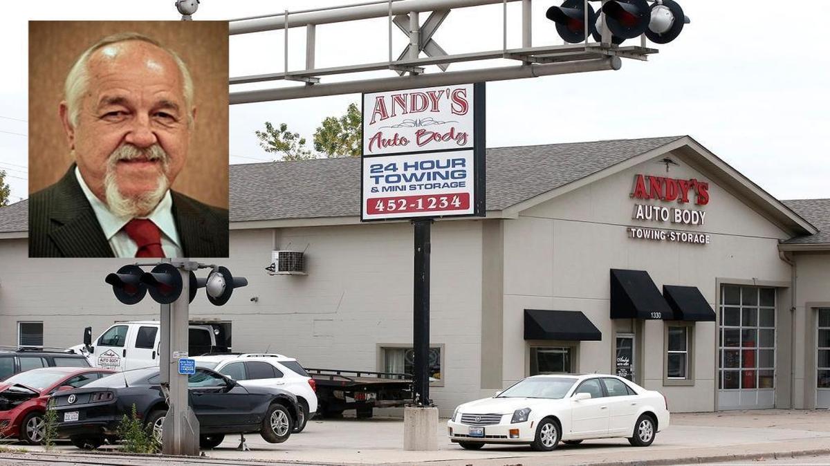 Exterior view of Andy's Auto Body in Madison.