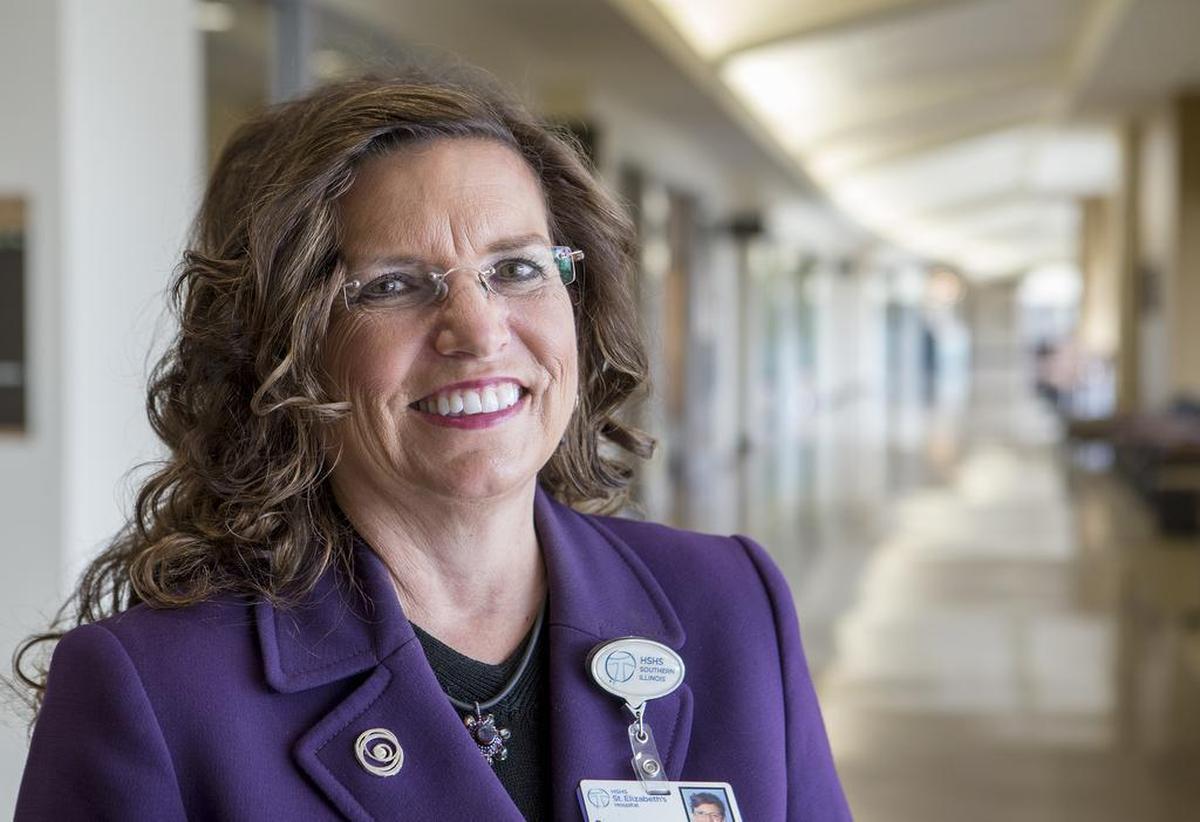 Peg Sebastian, CEO of HSHS St. Elizabeth's Hospital