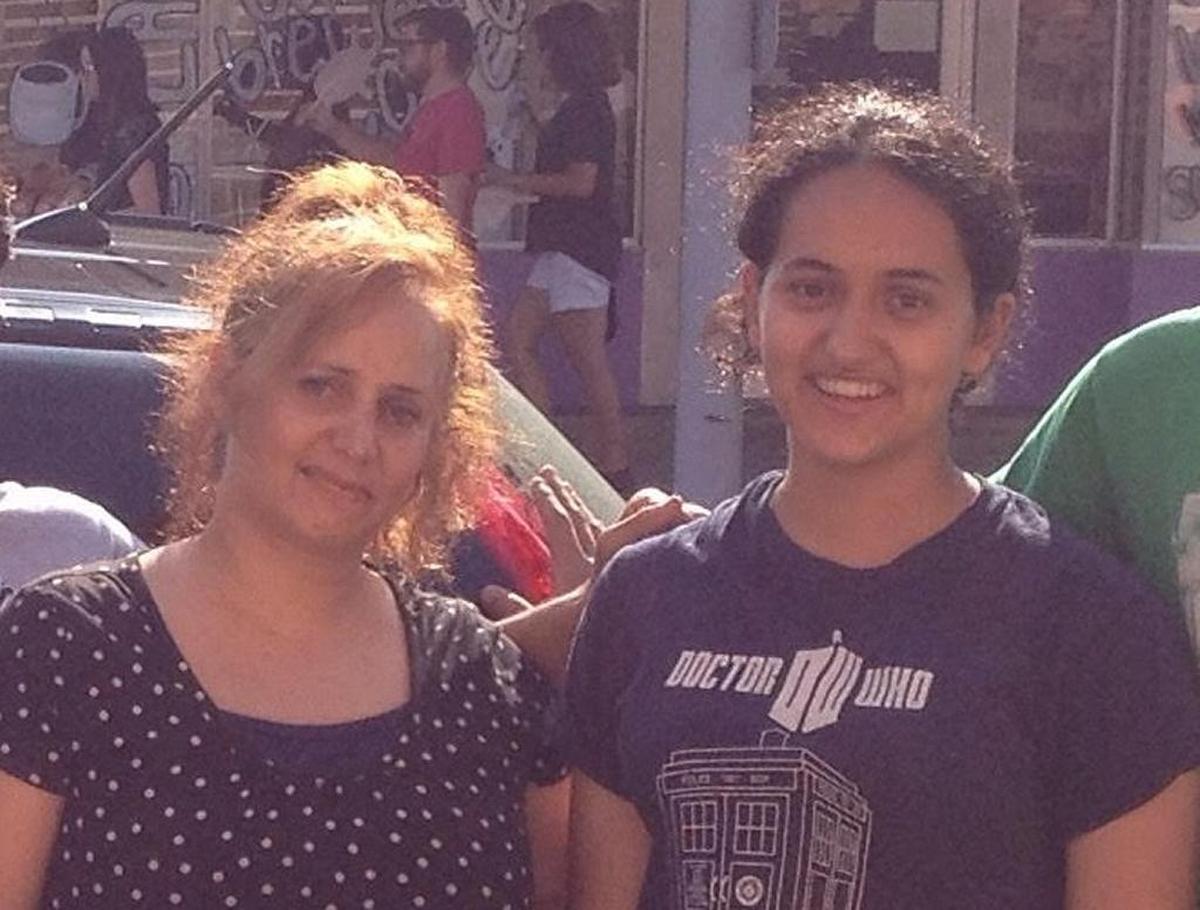 Ginger Droblas and her daughter, Amana.