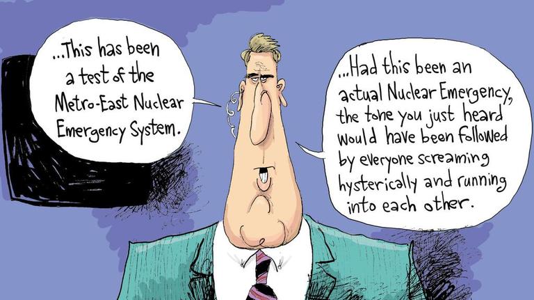 Glenn McCoy: Nuclear emergency system test